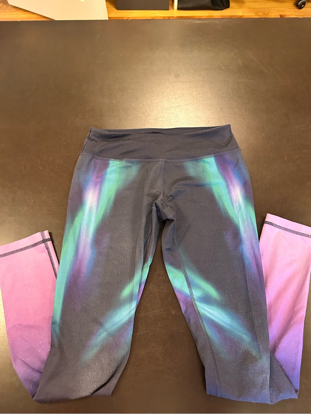 Zella Girls' Aurora-Style Capri Leggings in Black, Teal, Purple